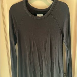 Lou and Grey buttery knit dress size XS in soft black